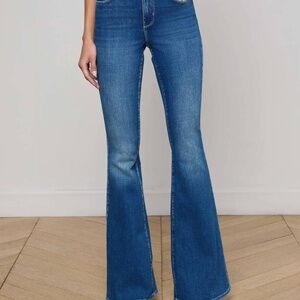 L’AGENCE Bell Flare Jeans in Bal Harbour 26